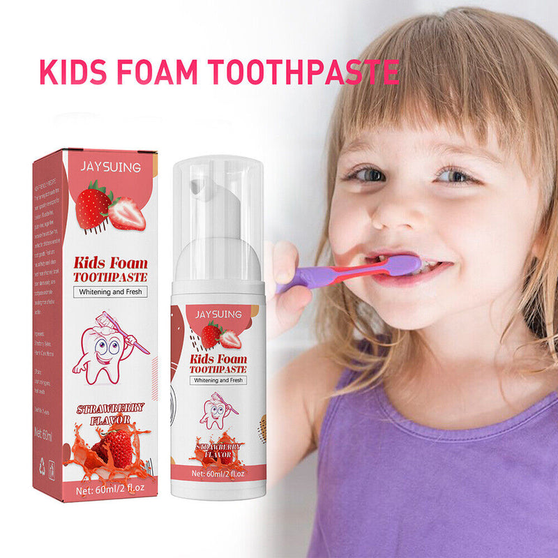 Foam Toothpaste Oral Cleaning Whitening Dental Care Fruit Flavor for Teeth Ca