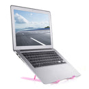 Foldable Laptop PC Stand Notebook Adjustable Riser Cooling Bracket (Pink) Newly