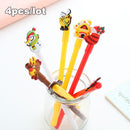 Snowman Santa Claus Christmas Series Gel Pen Black Ink Writing Supplies
