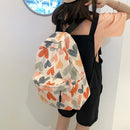 Fashion Women Cartoon Graffiti Printing Rucksack Casual Girls Large Knapsacks