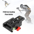 P200 Quick Release Plate Aluminum Alloy Clamp Adapter Tripod for Manfrotto 501