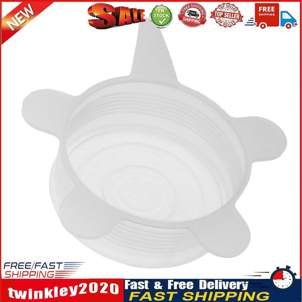 Heat Resistant Reusable Stretch Silicone Lids Food Wrap Bowl Cover (6.5cm) Newly