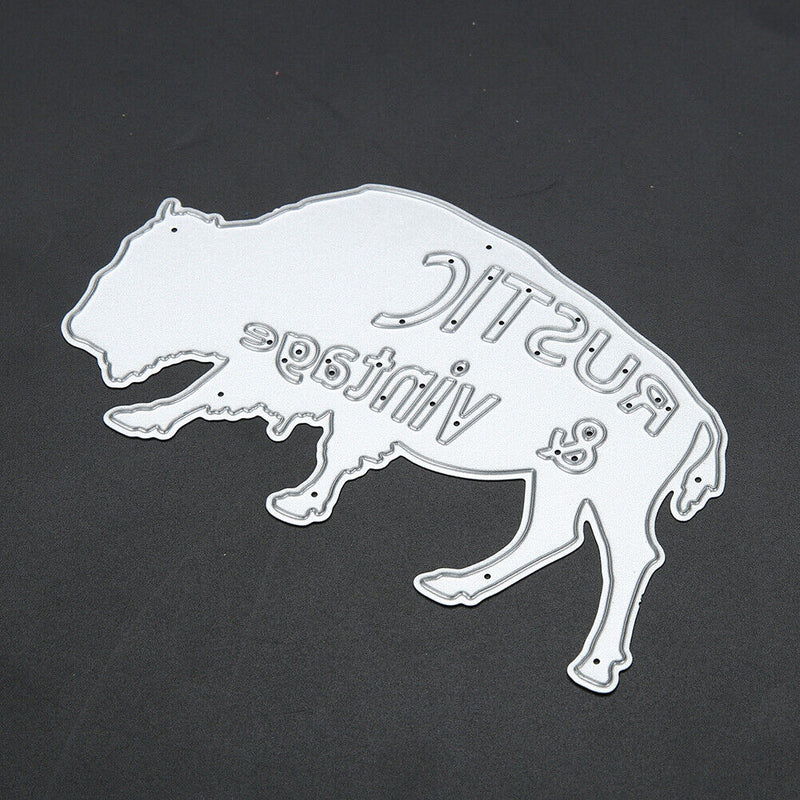 Tiger Letter Scrapbooking DIY Handmade Craft Cutting Die-136421