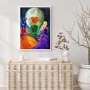 5D Three Back Mosaic Diamond Painting Drawing Full Round Drill DIY Art Hand