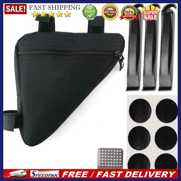 Bike Frame Top Tube Triangle Bags Bicycle Tyre Repair Tool Cycling Equipmen