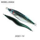 S Shaped Luminous Fishing Lure 12cm 160g Metal Artificial Bait (JIG81-1)