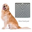 Pet Dogs Cats Slow Food Bowls Lick Mat Training Plate Silicone Treat Dispen