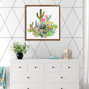 Full Round Drill 5D DIY Rhinestone Diamond Painting Cactus Handwork Home Decor