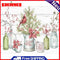 Bird Standing Vase Frameless Picture Oil Paint By Numbers Hand Painted Picture