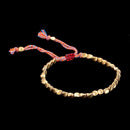 Jewelry Cotton Thread Lucky Rope Copper Beads Braided Bangles Bracelets