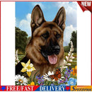 5D DIY Full Drill Diamond Painting Dog Garden Cross Stitch Embroidery Kits