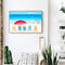 Painting By Numbers DIY Beautiful Beach Wall Picture Hand Painted Handwork