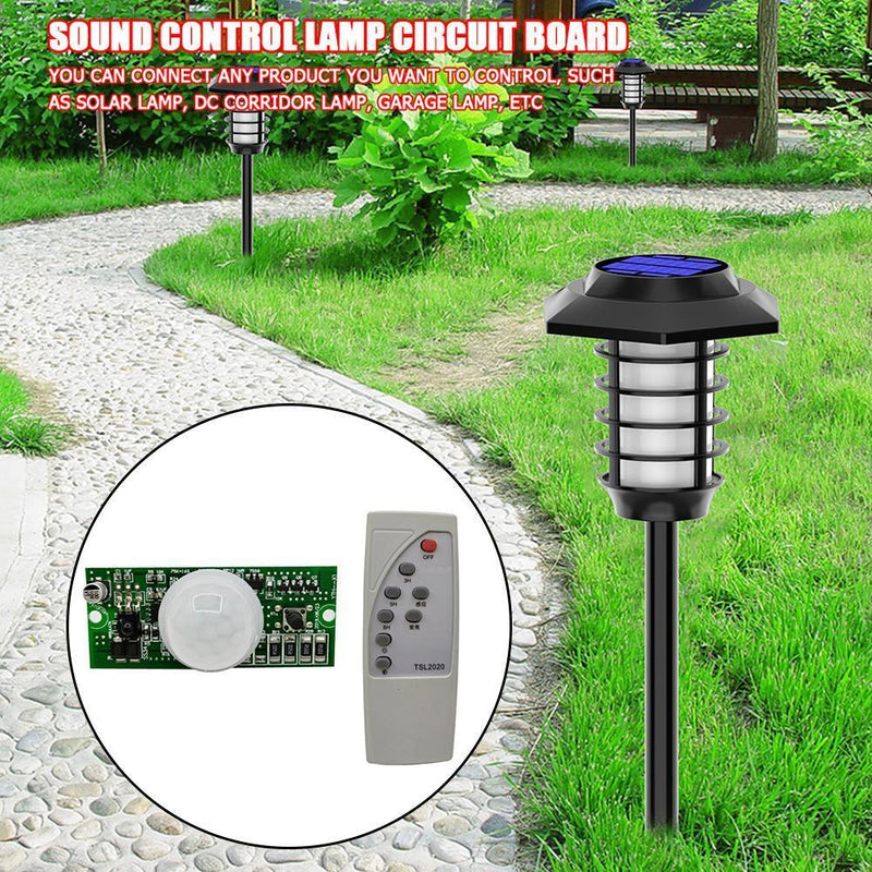 5pcs Remote Control PIR Circuit Board Solar Integrated Lamp Controller 3.2V