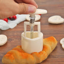 Round Ice Skin Mooncake Molds Hand Pressure Heart Cutter Pastry Bake Tools Newly