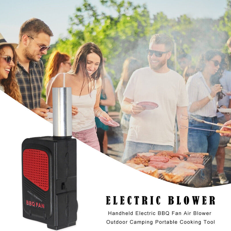 BBQ Fan Air Blower Handheld Electric Convient Barbecue Picnic Cooking Tools