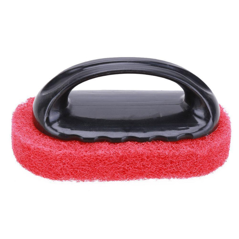 Handy Sponge Oval Cleaning Brush Multi-Functional Kitchen Clean Tools(Red) Newly