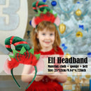 Christmas Decoration Feather Elf Headband Pointed Hat Hair Hoop Party Dress Up.