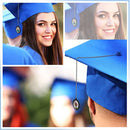 Graduation Cap Tassel DIY Memorial Photo Uniforms Student Pendant (Black) Newly