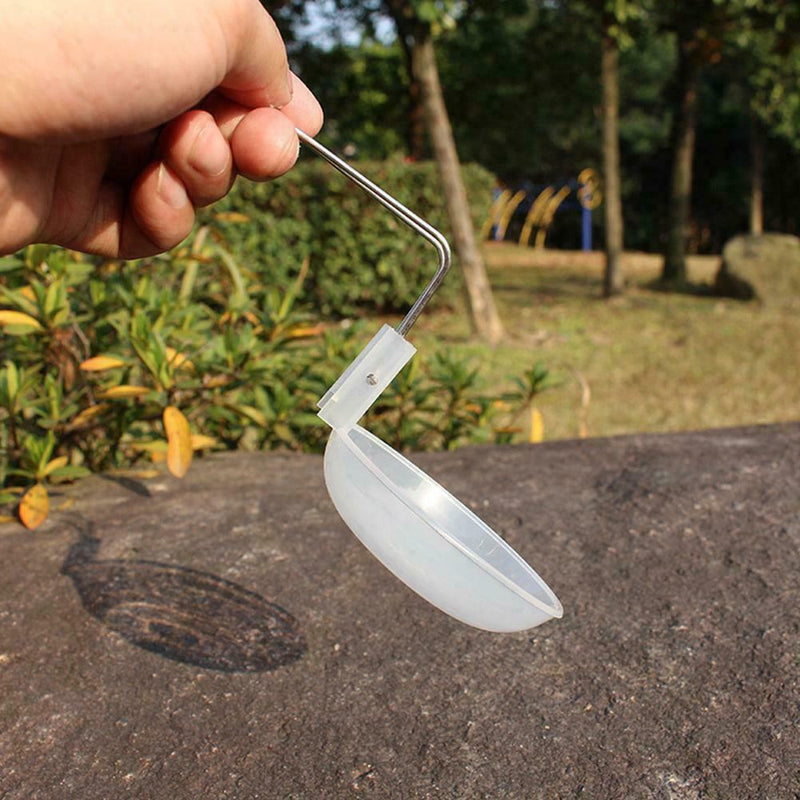 1PCS Folding Soup Ladle Plastic Kitchen Utensil Outdoor Cooking Ladle Spoon O3C3