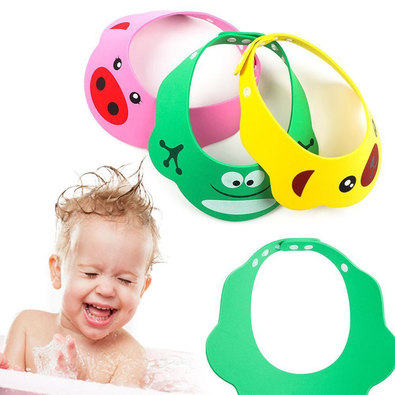 Ear Protection Bath Visor Shampoo Cap Baby Shower Hat Wash Hair Shield