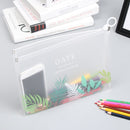 Waterproof Matte Paper Holder File Folder Pencil Case Transparent Document Bag
