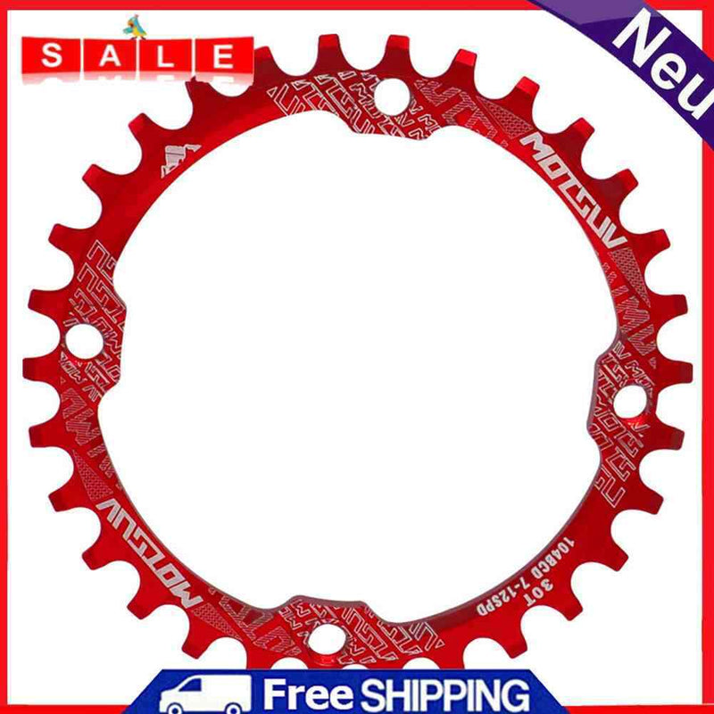 MOTSUV 104BCD Mountain Bike Crank Set Tooth Plate MTB Chain Ring Single Disc