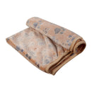 WARM Pet Blanket Touch Soft Warm  Dogs Cat  Bed Blanket Mat(Brown) (60x40)