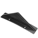 Car Carbon Look Shark Fins Spoiler Wing Lip Car Rear Bumper Diffuser Kit