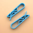 2pcs Diamond Painting Embroidery Fabric Fixed Clip Rhinestone Picture Accessory