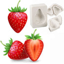 Candy Clay Fondant Cake Decor Strawberry Silicone Mold Cake Mould Baking Tool
