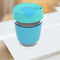 #A Portable Water Glass Cups Mug with Hand Heat Resistant Mug Lid  Cup with lid