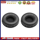 2x Soft PU Protein Skin Foam Headphones Earpads Round Headset Replace Cushions