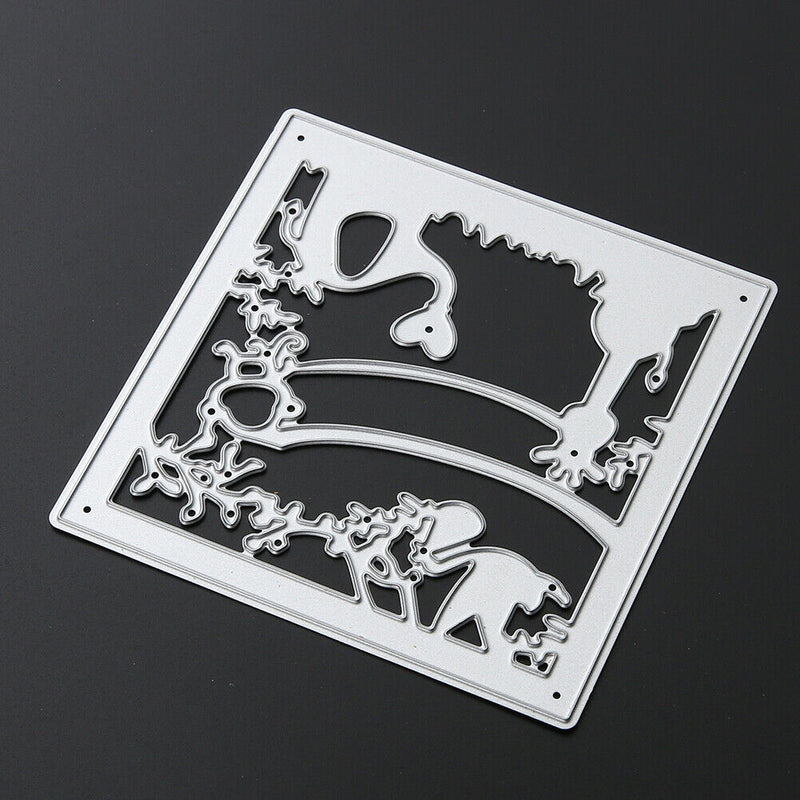 Crane Frame DIY Metal Cutting Dies Stencil Scrapbook Craft Template-147543