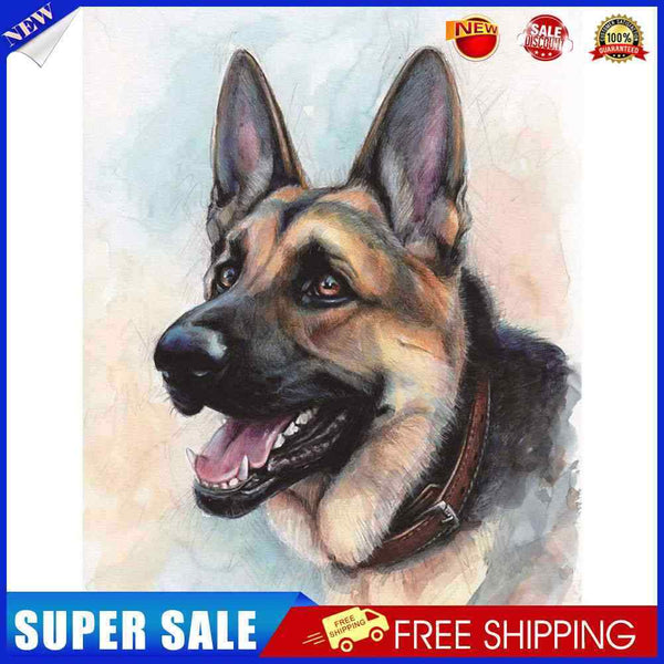 Dog Oil Paint By Numbers Kits DIY Handpainted on Canvas Wall Art Pictures