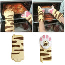 1 xCat Paw Oven Mitts Long Baking Insulation Gloves Resistant Heat J8R6