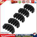 5pcs Black 5-Prong Rubber 4/4 Violin Silencers Fiddle Practice Mutes Newly