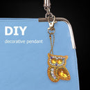 4pcs DIY Diamond Painting Special Shape Full Drills Owl Pendants Bags Key Chains