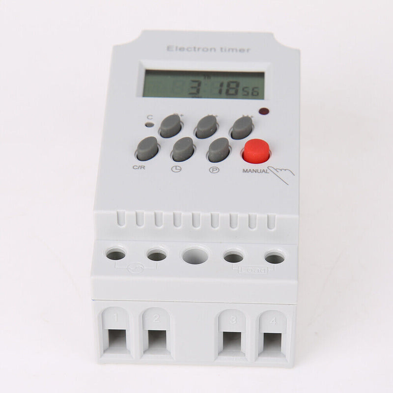 AC 220V 25A Programmable Electronic Timer Switch Control KG316T-II