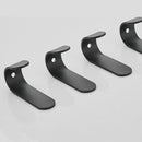 2pcs Self-Adhesive Wall Mounted Hook Bathroom Kitchen Clothes Caps Hanging Ra