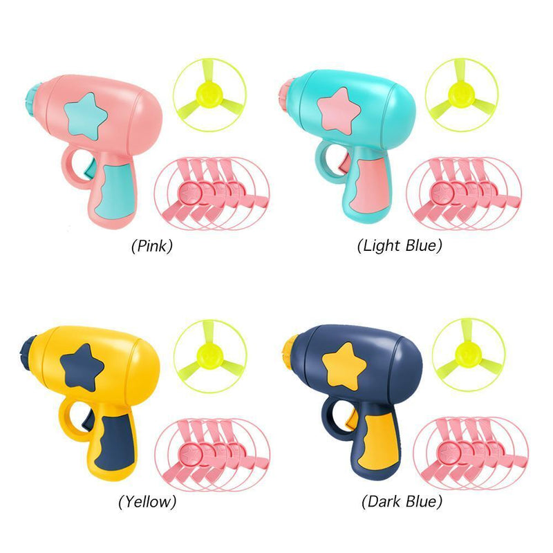 Cats Interactive Toys Flying Saucer Luminous Dragonfly Disc (Light Blue)