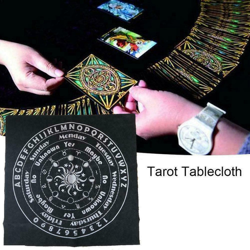 Divination Altar Tarot Cards Dedicated Tarot Tablecloth Professional Runne I8C1