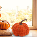 #A Vivid Artificial Pumpkin Artworks Cute DIY Knitted Pumpkin Festive Atmosphe