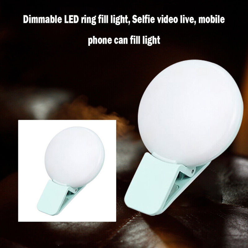 Phone LED Fill Lights Adjustable Selfie Light Portable Live Lamp USB Charging