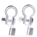 1 Pair Universal Car Battery Negative Positive Connector Plug Clips Plating