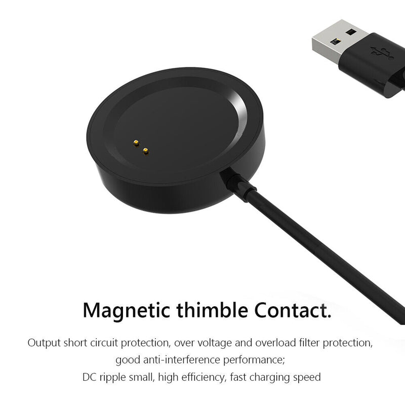 Portable Magnetic Charger Cradle USB Cable Charging Dock Stand for OnePlus Watch