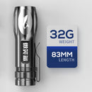 Beads Torch Outdoor USB Rechargeable Flashlight Searchlight Portable Mini LED