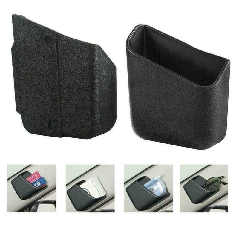 2PC Universal Car Auto Accessories Phone Organizer Bag Boxes Holder Storage J5A5