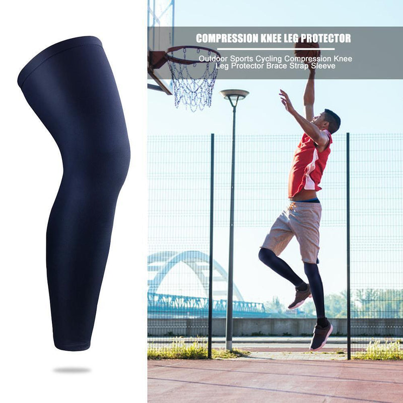 Men Women Outdoor Basketball Football Knee Protector Guard Leg Support Sleeve