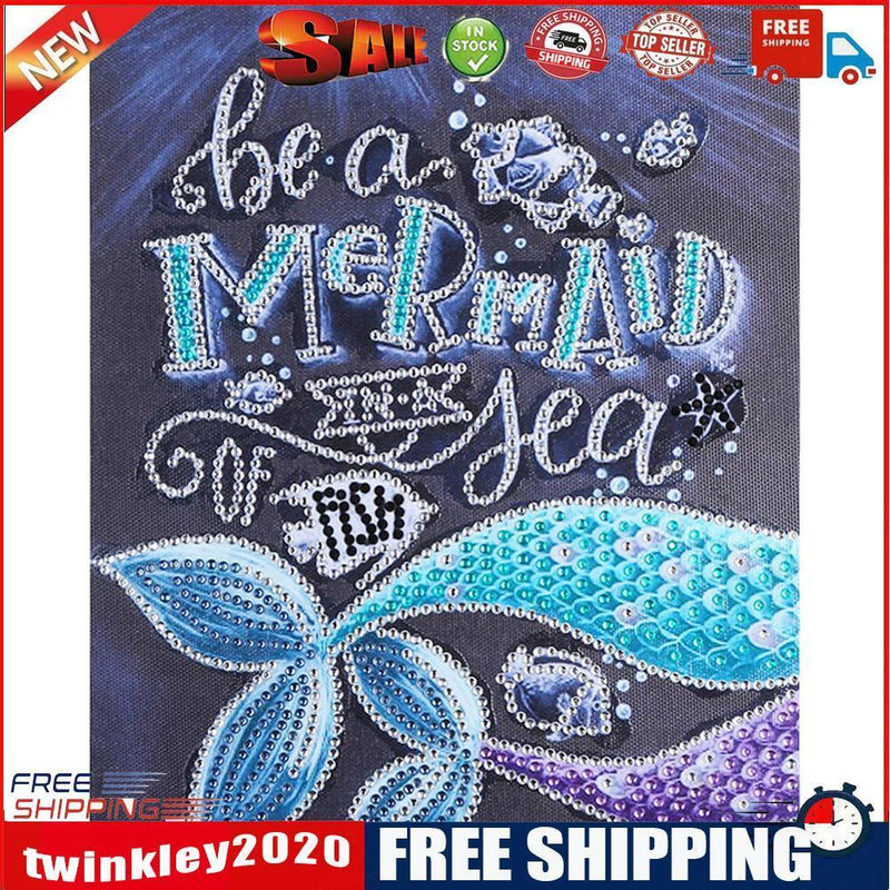 5D DIY Special-shaped Diamond Painting Cross Stitch Embroidery (H097 Fish)