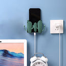 Punch Free Wall Storage Box Remote Control Phone Charging Holder (Green) Newly